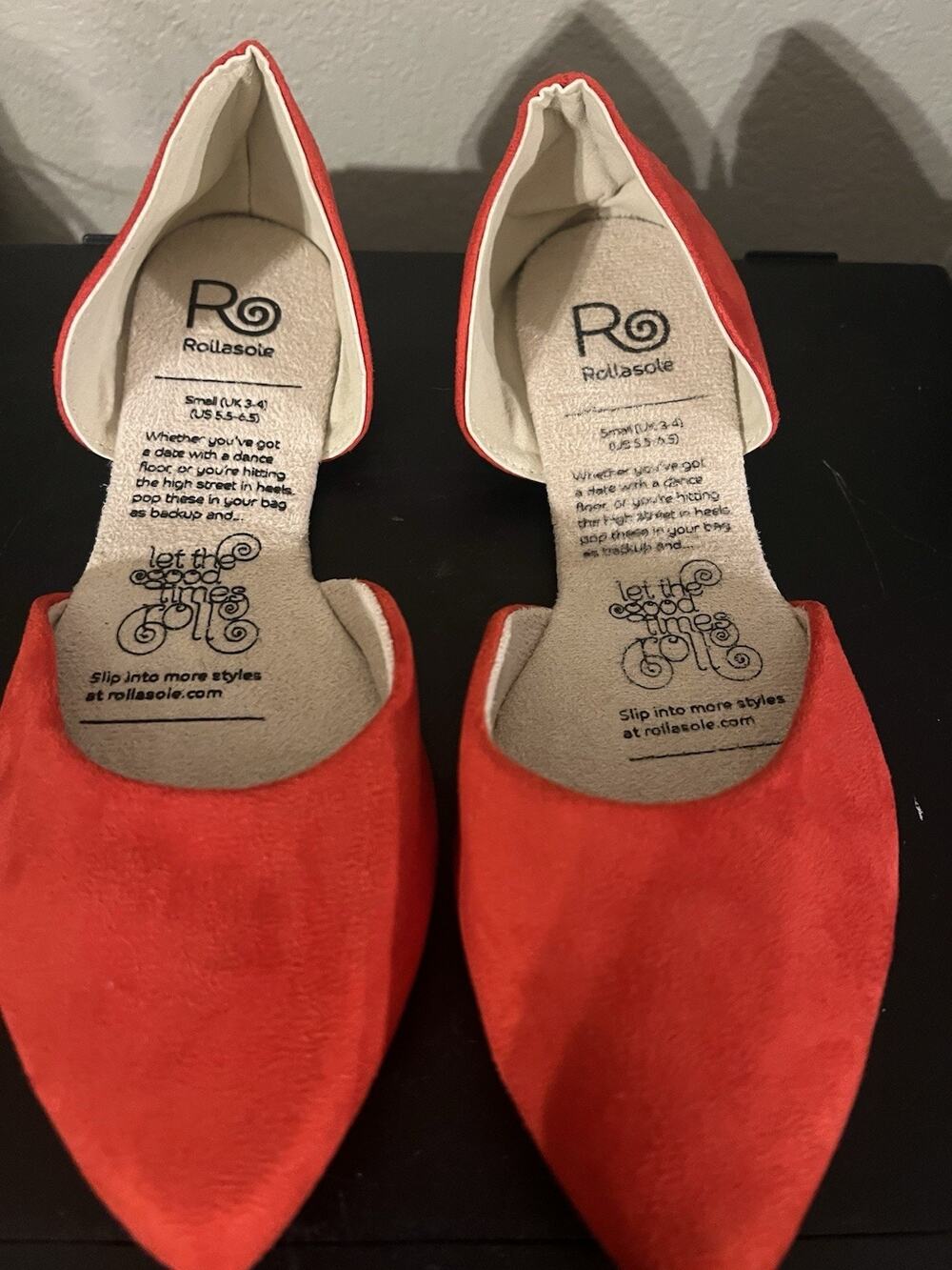 Rollasole “Vixen” Flats – Size Small (US 5.5–6.5)